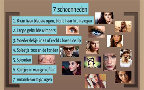 vrouw met alle 7 schoonheden|De zeven schoonheden